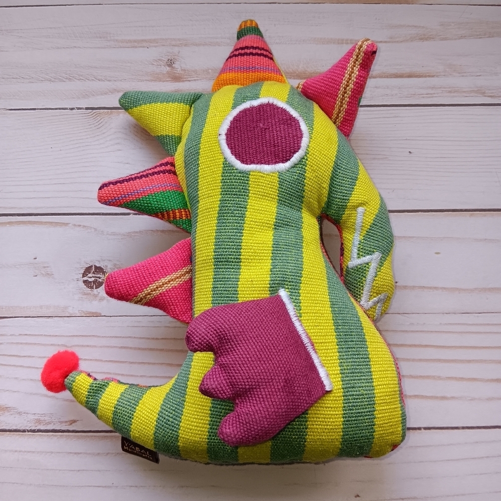 Yabal Handicrafts Seahorse Stuffed Animal 9 3/4" X 7"